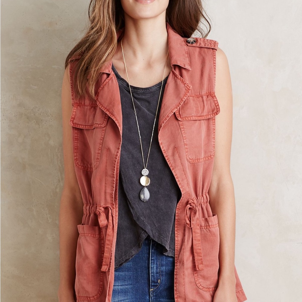 Sanctuary Women's Vest in Terracotta
